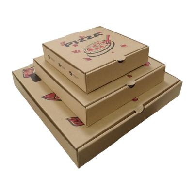 China Custom Recycled Materials Wholesalecheapmanufacturer With Logoblackcustom12 Inchcorrugated Printedcarton Pizza Boxkraft Paperwith Handle30X30 Pizza Box for sale