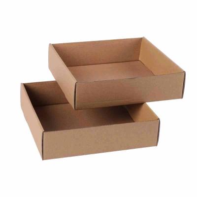 China Recycled Materials Wholesale Packaging Box 3 Layer Turnover Cardboard Express Packing Paper Box Customization for sale