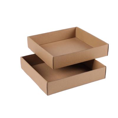 China Recycled Materials Spot Rectangular Airplane Box Paper Box Clothing Packaging Hard Special Kraft Paper Express Box Can Be Customized Printing for sale