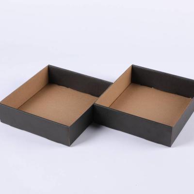 China Recycled Materials Wholesale Cardboard Airplane Custom Hard Box Custom Semi-flat Rectangular Small Express Packing Cardboard for sale