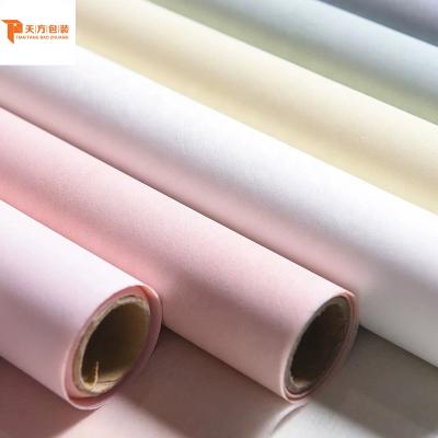 China Custom Korea Style Moisture Proof Cloth Gift Wrapping Paper Wrapping Waterproof Wrapping Paper Florist for sale