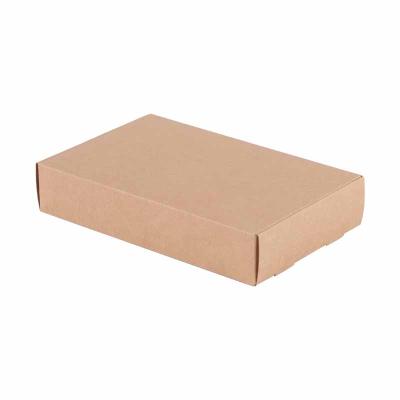 China Recycled Materials Folding Printing Custom Printing Kraft Paper Craft Courier Packing Cardboard Gift Cardboard Packaging for sale