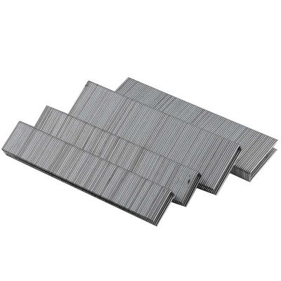 China Narrow Crown Staples M Series Galvanized Flat 18 Gauge Staples for Construction and Furnituring for sale