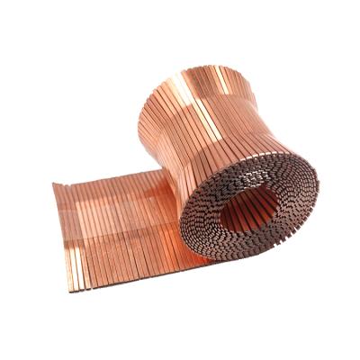 China Flat Nail Closing Staples Wire RR158 Roll Series Copper Finishing Roll Carton for sale