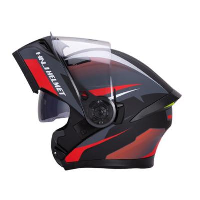 China ABS BSDDP Dual Motorbike Street Bike Helmet Sun Visor Full Face Motorcycle Helmet Motocross for sale