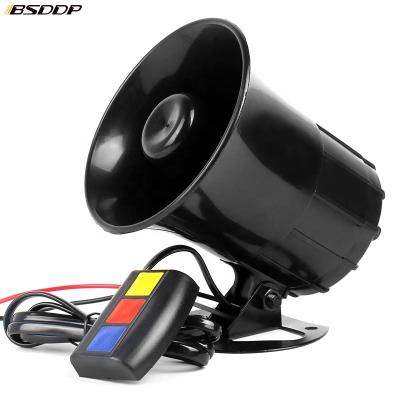 China ABS Motorcycle Electric Car Horn Modification Accessories Three-tone Loudspeaker Alarm 12V High Decibel Multi-Tone for sale