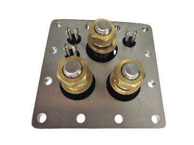 China Electroless Nickel Plating Connection Terminal Block for Custom Current and Voltage Settings for sale