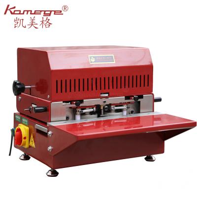 China Leather Belt Making Machine Kamege XD-157B Horizontal Double Sided Leather Edge Machine Painting Inking Speed ​​Adjustable for sale