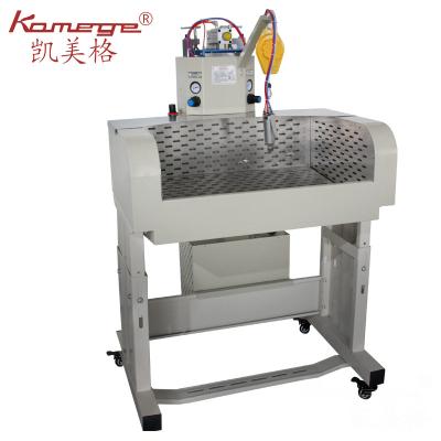 China Kamege XD-811F Production Glue Aerosol Leather Adhesives Manual Spray Gun Table Machine Sprayer for Shoesmaking for sale