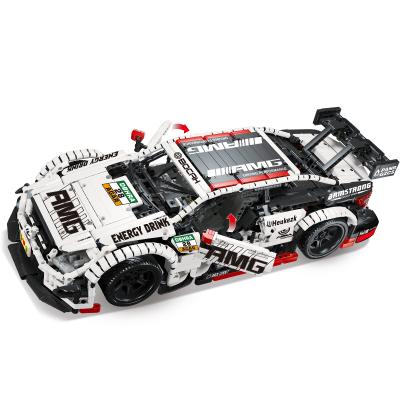 China DIY building brick 2289 PCS MOC 1:8 AMG servo motor models building block technic remote control legoing car for gift for sale