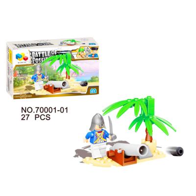 China 2020 Newest Construction Toy Cheap Brick Toys Ghost Island Blocks Set With Mini War Cannon Pirate Figure Blocks For Kids for sale