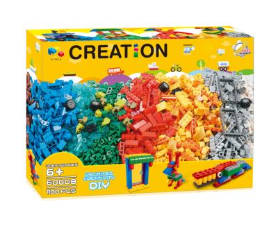 China The Creative Educational Building Block Toy 1100pcs DIY Building Block Building Blocks Legoingly Volume for sale