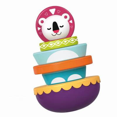 China Plastic Para plastic ninos apilama Juguete juego de anidacion y nesting and stacking lion clown rocker hot selling toy for sale