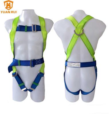 China Adjustable Safety Belts In Lightweight 4 Full Body Harness Construction Mounting Safety Harness for sale