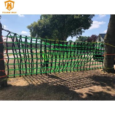 China 100% Polyester Webbing Net Adjustable Cargo Net / Climbing Cargo Net For Course Fit for sale