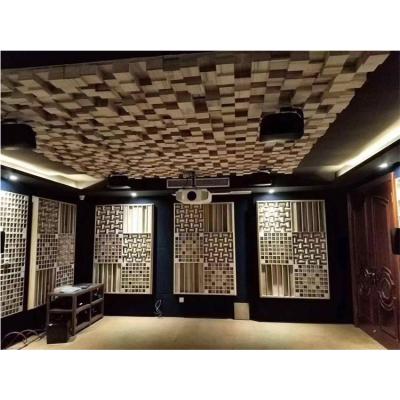 China Efficient and Lightweight Echo 600*600 Wooden 3 D Diffuser# Concert for sale