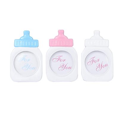 China Three-piece photo frame baby bottle photo frame vintage design creative baby children full moon return memorial gift for sale