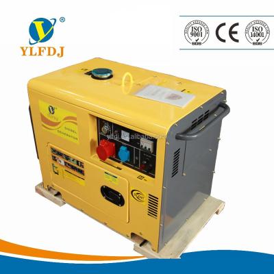 China 1 cylinder KDE6700T diesel engine generator set for sale