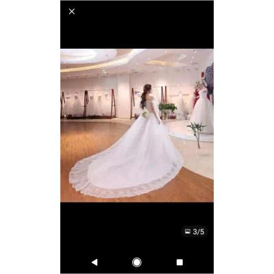 China Custom Made White Wedding Dresses Dry Cleaning Wedding Dresses Prices For Bride Good Quality for sale