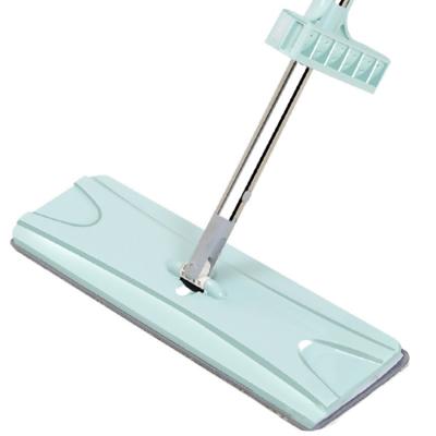 China New 2022 Viable Microfiber Wet Dry Mop Flat Bucket Set Hand Free Easy Use Self-Washed 360 Degree Rotating Head Magic Mop for sale