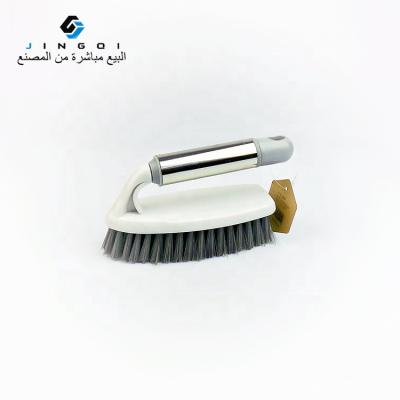 China 254 Sustainable Plastic High Quality Scrub Brush SS Hand Laundry Clothing Brush for sale