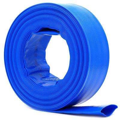 China Non-Toxic 2 Inch Through 100-Feet- General Purpose Reinforced PVC Discharge and Backflow Hose Configuration-Flat - Heavy Duty and Durable for sale