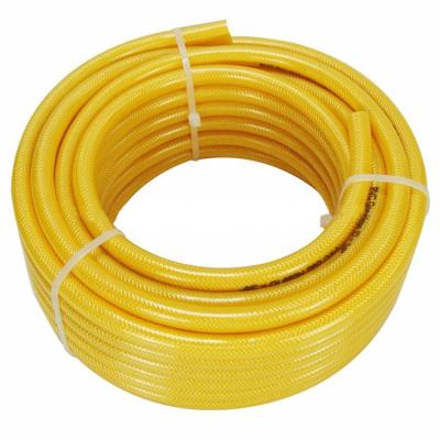 China Clear 2 Inch PVC Vinyl Tubing PVC Plastic Fiber Braided Reinforced Tubing Hose Pipe For Water Transfer for sale