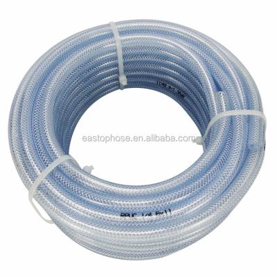 China EASTOPS Durable Non Toxic Transparent Fabric Reinforcement Conduit PVC Braided Hose Tube China With Fiber Reinforced for sale