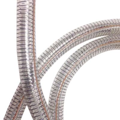 China Air Duct Low Weight Spiral Steel Wire PVC Plastic Hose Anti-Static Hose Anti-Static Flexible Garden Hose for sale