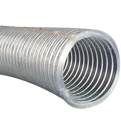 China High Quality Steel Wire PVC Spring PVC Steel Wire Braided Anti-Static Flexible Hose Anti-Static Electric Flexible Hose for sale