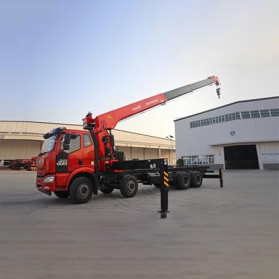 China TRUCK CRANE 20Tons Truck Hydraulic Crane 5 Boom Telescopic Mobile Crane Truck Mounted Crane for sale