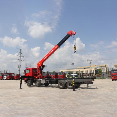 China TRUCK CRANE Factory Direct Sale 14Tons Max Lifting Capacity Engineering Hydraulic Crane Hook Crane Telescopic Boom Truck Crane for sale