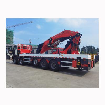 China High quality imported hydraulic TRUCK CRANE valve lock comes standard with eight-section telescopic boom with truck crane for sale