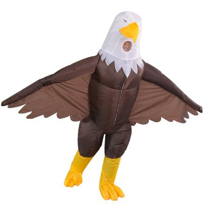 China Polyester Eagle Halloween Cosplay Inflatable Mascot Costume Adult Funny Costume for sale