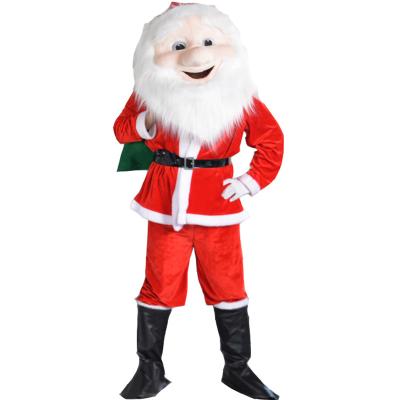 China Cotton Santa Claus Costume Adult Snowman Costume Clothes Christmas Dress Up Dress for sale