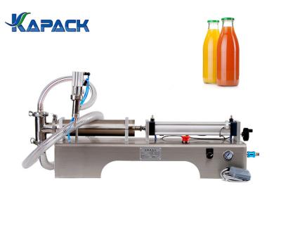 China Food KA PACKING Fruit Beverage Juice Semi Automatic Liquid Bottle Filling Machine for sale