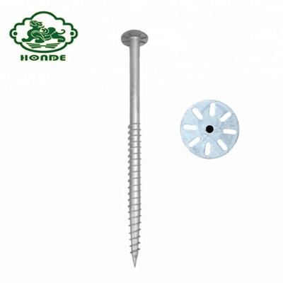 China Solar Power System Solar Ground Spiral Pile Steel Screw Anchor for sale