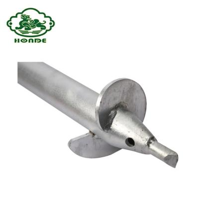 China Steel Factory Hot Dipped Galvanized Ground Screw Pole Anchor for sale