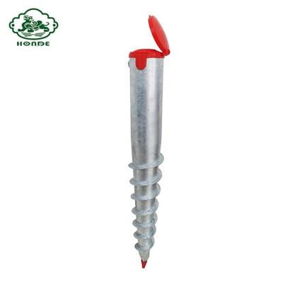 China krinner steel hot dipped galvanized ground anchor for fence post base for sale