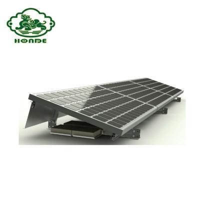 China Framed Or Frameless Ground Solar Mounting With Cement Base for sale