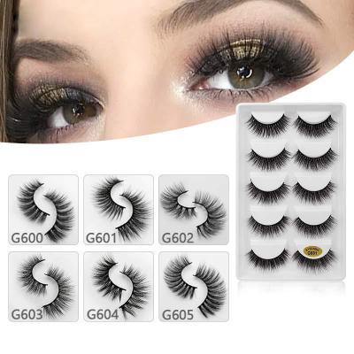 China Long Natural Eye Lashi Strip Eye Lashes 15mm Faux Mink Natural Lashes Wholesale for sale