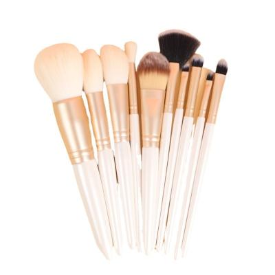 China 10 Reusable Makeup Brush Set Eyeshadow Brush Blush Foundation Brush Eye Liner Brush Lip Sweep Beauty Tools for sale