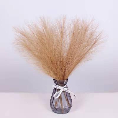 China Beautiful BOHO INS Amazon Style Colorful Hot Sale 45cm Fake Artificial Pampas Grass for sale