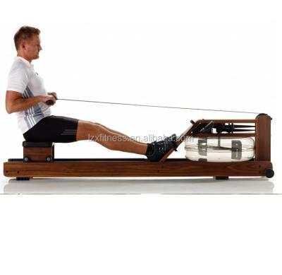 China Bodybuilding Water Rower Ash Wood Frame Water Rowing Machine With Monitor S4 Gym Equipment Water Resistance Wooden Hydraulic Rower for sale