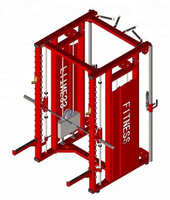 China Commercial Gym Equipment Multi Function Rack Cable And Squat Rack Bodybuilding Rack for sale