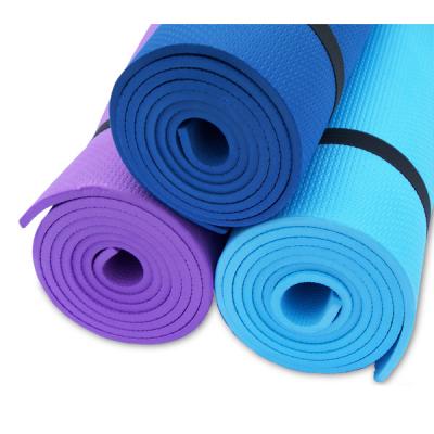 China PVC Safe Anti-slip Soft Yoga Rubber Mat For 6mm Made In China for sale