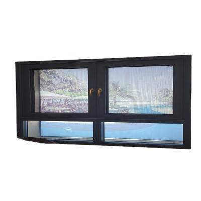 China High quality swing casement window made of aluminum and glass for balcony vila apartment buildings for sale