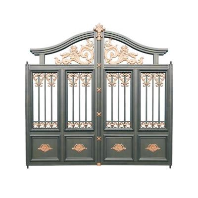 China High quality aluminum void door or entry gate for villa yard factuary buildings for sale