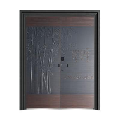 China Bulletproof Cast Aluminum Entry Door for sale