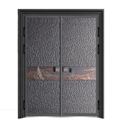 China Modern cast aluminum entrance door for sale